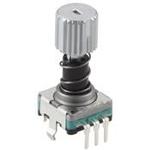 ALPS ALPINE CO., LTD-EC11E152T409 Mechanische Encoder Mechanical Encoder Rotary Incremental Knurl 0.01N.m Straight Quadrature Digital Square Wave 15PPR Through Hole PC Pin