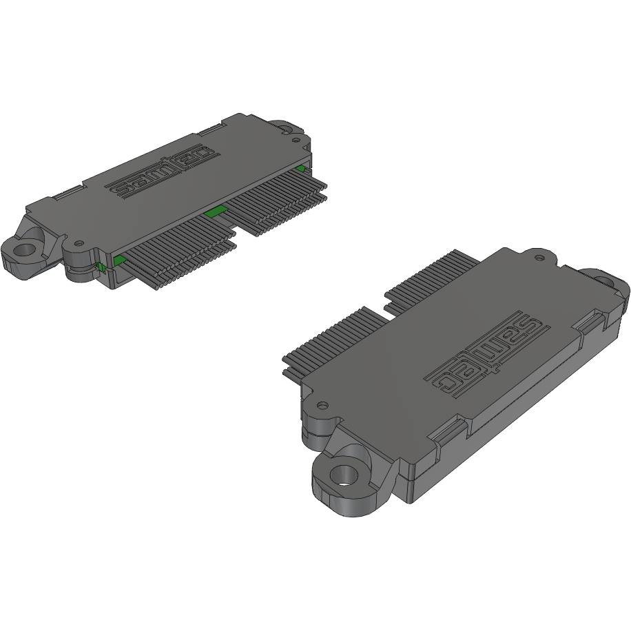 Samtec-EQCD-040-09.00-TBL-TBL-1-B Assemblage de câble coaxial Cable Assembly Coax Micro Ribbon 0.23m 38AWG Micro High Speed Terminal to Micro High Speed Terminal M-M Q STRIP® Bag