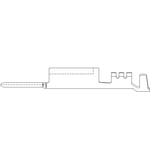 Aptiv-12160811 Steckverbinder, Kontakt Contact PIN Crimp ST Cable Mount 18-21AWG