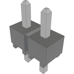 Conn Unshrouded Header HDR 2 POS 2.54mm Solder ST Top Entry Thru-Hole Bulk