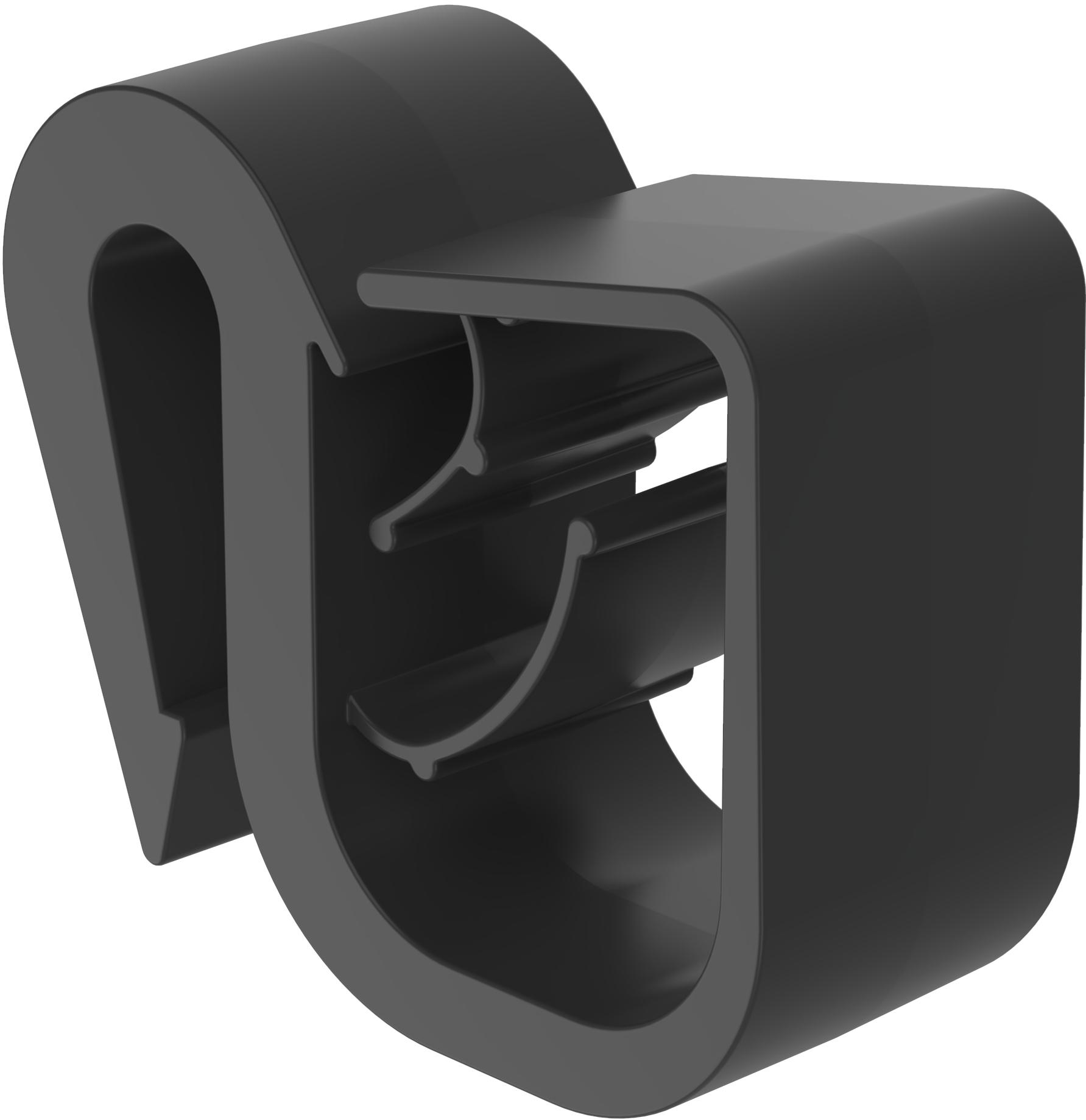 Panduit-HCME04Y09-M130 Pinces et clips de câble Cable Management, Harness Clip Acetal Black Clip On 9mm