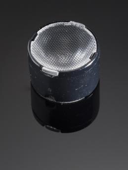 LEDIL OY-CA12377_TINA2-M Optische Linsen Round Optical Lens Black PMMA Pin/Tape Box