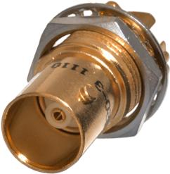 Cinch Connectivity Solutions-UCBBJE20-1 RF-Steckverbinder Conn BNC 0Hz to 3GHz 75Ohm Solder ST Edge Mount RCP Gold