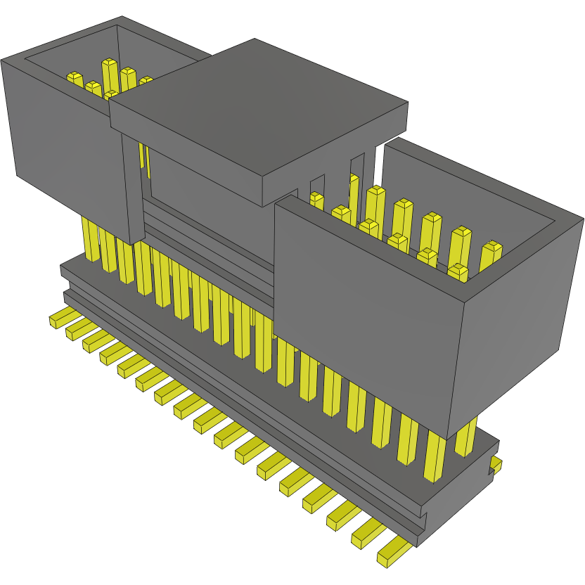 Samtec-AW-17-03-G-D-230-075-ES-A-P-TR Steckverbinderleisten und Leiterplattenbuchsen Conn Board Stacker HDR 34 POS 0.8mm Solder ST SMD T/R