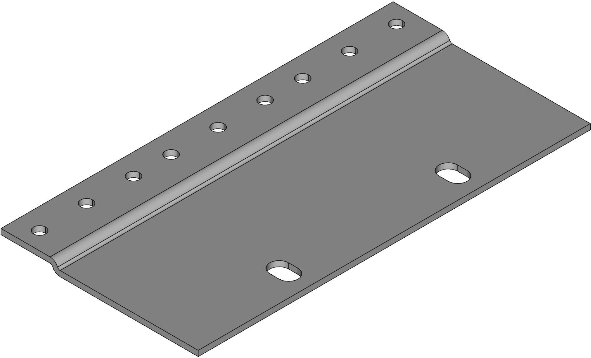 Hammond Manufacturing-PA2319005BK1 null 23 To 19 Inch Rack Rail Reducer Panel