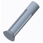 515 Optopipe® Light Pipe Single Element 515-131x-xxxxF with Vertical Position Lenses and Countersink/Flush-mount options