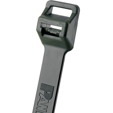 Panduit-PLT6EH-Q0 Sujetacables Cable Ties, Standard Locking Weather Resistant Nylon 6/6 Black 152mm 1112N