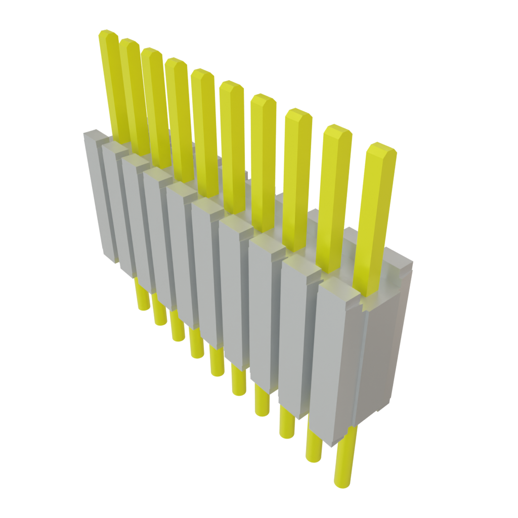Samtec-DWM-10-01-G-S-200 Steckverbinderleisten und Leiterplattenbuchsen Conn Board Stacker HDR 10 POS 1.27mm Solder ST Thru-Hole Tube