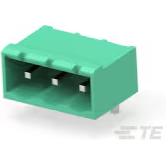 TE Connectivity-796638-3 连接器插头及 PCB 插座 Conn Shrouded Header (4 Sides) HDR 3 POS 5.08mm Solder RA Side Entry Thru-Hole Box