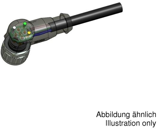 CONEC Elektronische Bauelemente GmbH-43-10459 null Cable Assembly Circular UL 20549 10m M12 Circular 5 POS F Crimp
