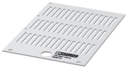 PHOENIX CONTACT-0828770 Kabelmarkierungen Cable Markers Marker Collar Thread On Polyvinyl Chloride White