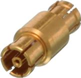 Cinch Connectivity Solutions-125-0901-801 Connector RF Conn SMPM Adapter 0Hz to 65GHz 50Ohm Solder ST PL/PL Gold