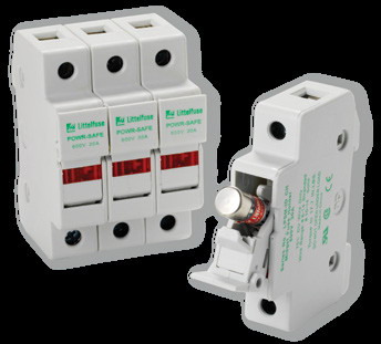 Littelfuse-LPSM0003Z 保险丝配件 Fuse Holder 30A 600VAC/600VDC DIN Rail Pressure Plate