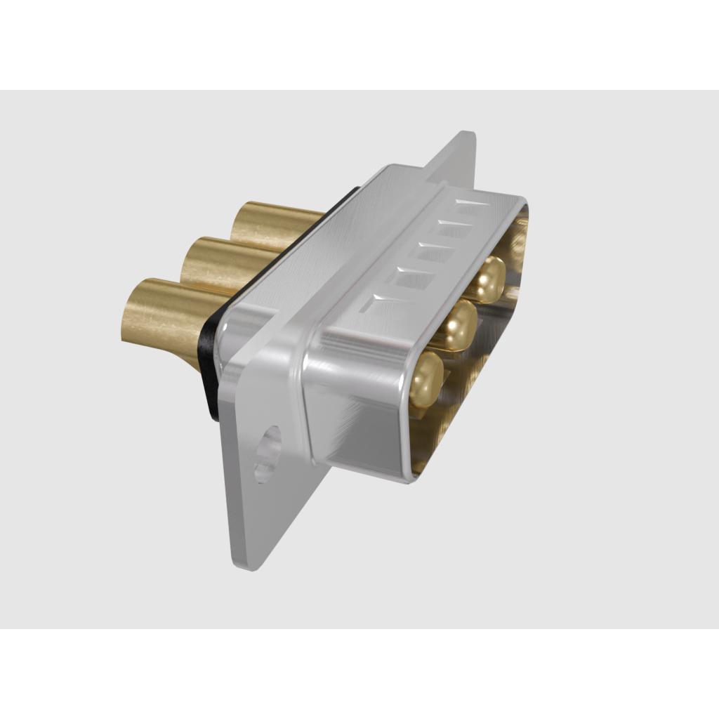 Amphenol Communications Solutions-LCC17A3W3PM2N0 D-超小型连接器 Conn D-Sub PIN 3Power POS 6.86mm Solder Cup ST Cable Mount 3 Terminal 1 Port Box