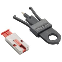 Panduit-PSL-USBA-L Accessori per connettori Connector Accessories Block Out Red