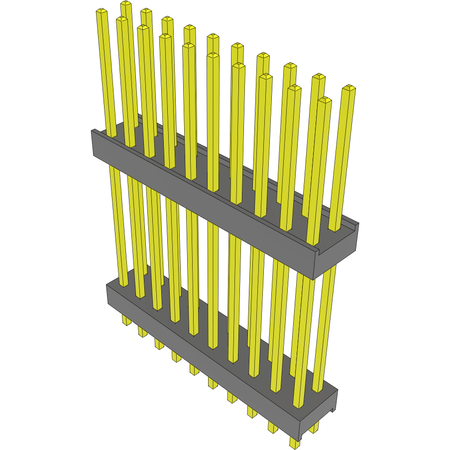 Samtec-DW-10-19-L-D-787 Piastre connettori e prese PCB Conn Board Stacker HDR 20 POS 2.54mm Solder ST Top Entry Thru-Hole Bulk