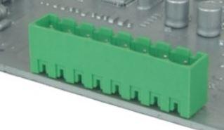 Amphenol-OQ1054500000G Cabezales del conector y receptáculos PCB Conn Wire to Board HDR 10 POS 5.08mm Solder ST Thru-Hole