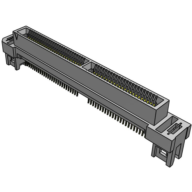 Samtec-HSEC8-150-01-S-D-EM2 Estremità scheda connettore Conn Card Edge SKT 100 POS 0.8mm Solder ST Edge Mount Tube