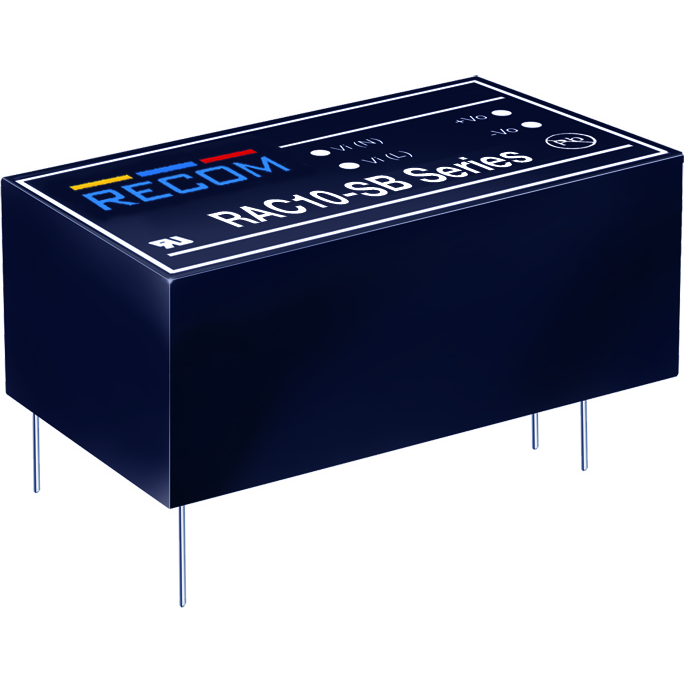 RECOM Power-RAC10-24SB AC-DC-Spannungsversorgung AC/DC Power Supply Single-OUT 24V 0.417A 10W 4-Pin Box