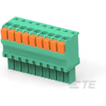 Conn Terminal Block F 9 POS 3.5mm Push-In Spring ST Cable Mount 11A/Contact Box