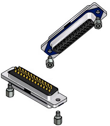 CONEC-15-006413 Steckverbinder, D-Sub Conn D-Sub F 25 POS Solder Cup ST Cable Mount 25 Terminal 1 Port