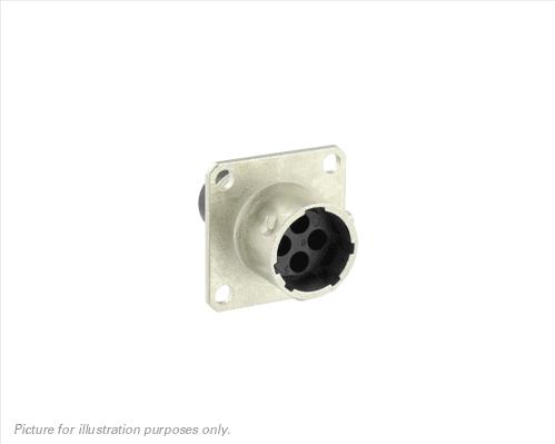 SOURIAU-UT00104PH Steckverbinder, rund Conn Circular PIN 4 POS Crimp ST Wall Mount 4 Terminal 1 Port