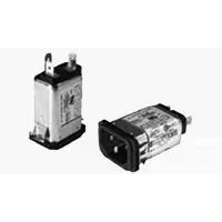 TE Connectivity-1EBS1 Moduli di ingresso potenza Power Entry Module EMI 50Hz/60Hz 1A 250VAC Faston Panel Mount