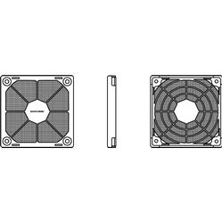 SANYO DENKI-109-1002F20 Accessori per la gestione termica Thrml Mgmt Access Fan Filter Kit 80mm Resin