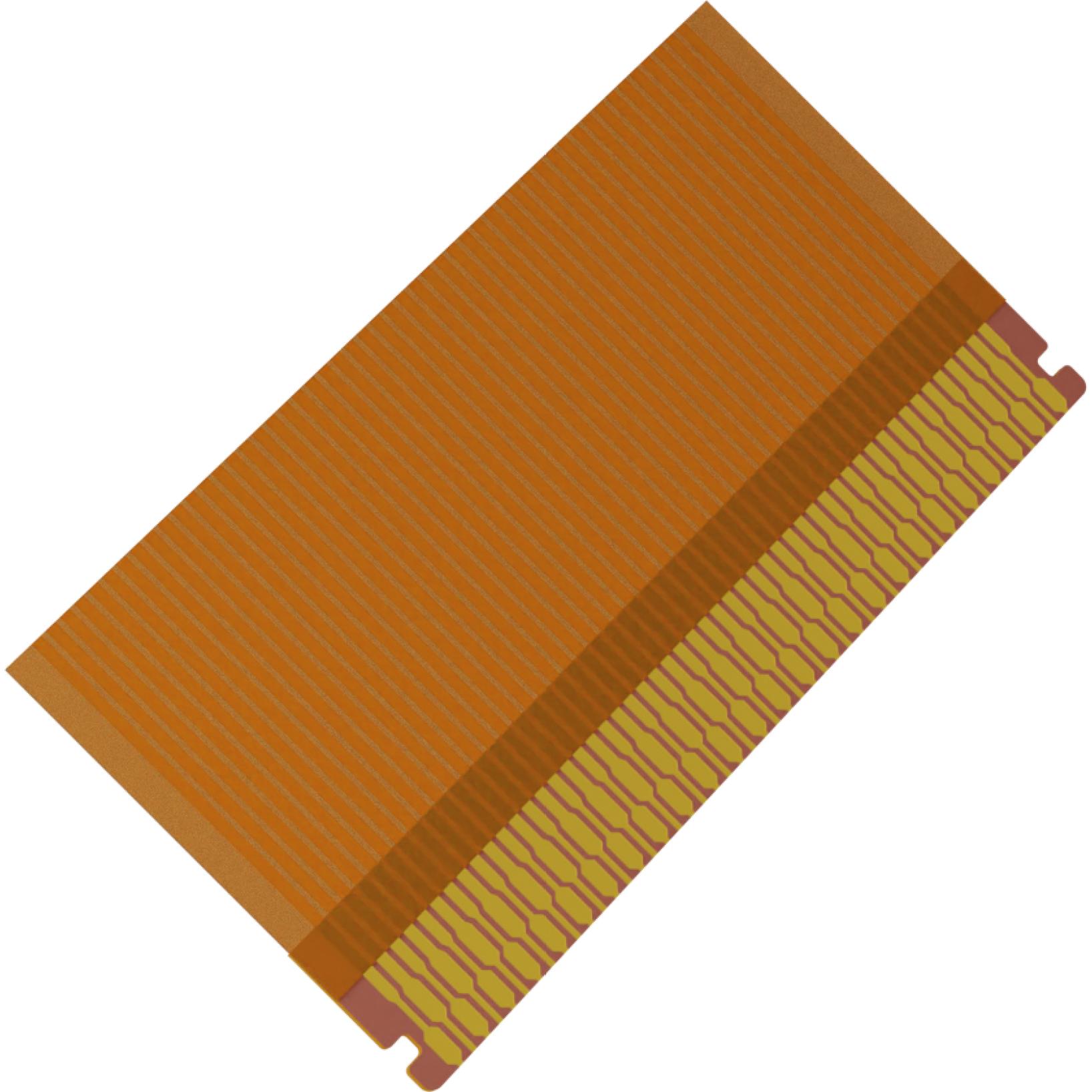 Molex-0150311051 扁平/带状电缆组件 Cable Assembly 0.254m 0.3mm 51 to 51 POS FFC Jumper to FFC Jumper M-M Premo-Flex FFC Jumper Bag