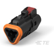 TE Connectivity-2-2370703-2 Einzeladersteckverbinder, Gehäuse 3POS, DIA 1.5MM, Soc HSG ASSY, SLD, Cod NEUT