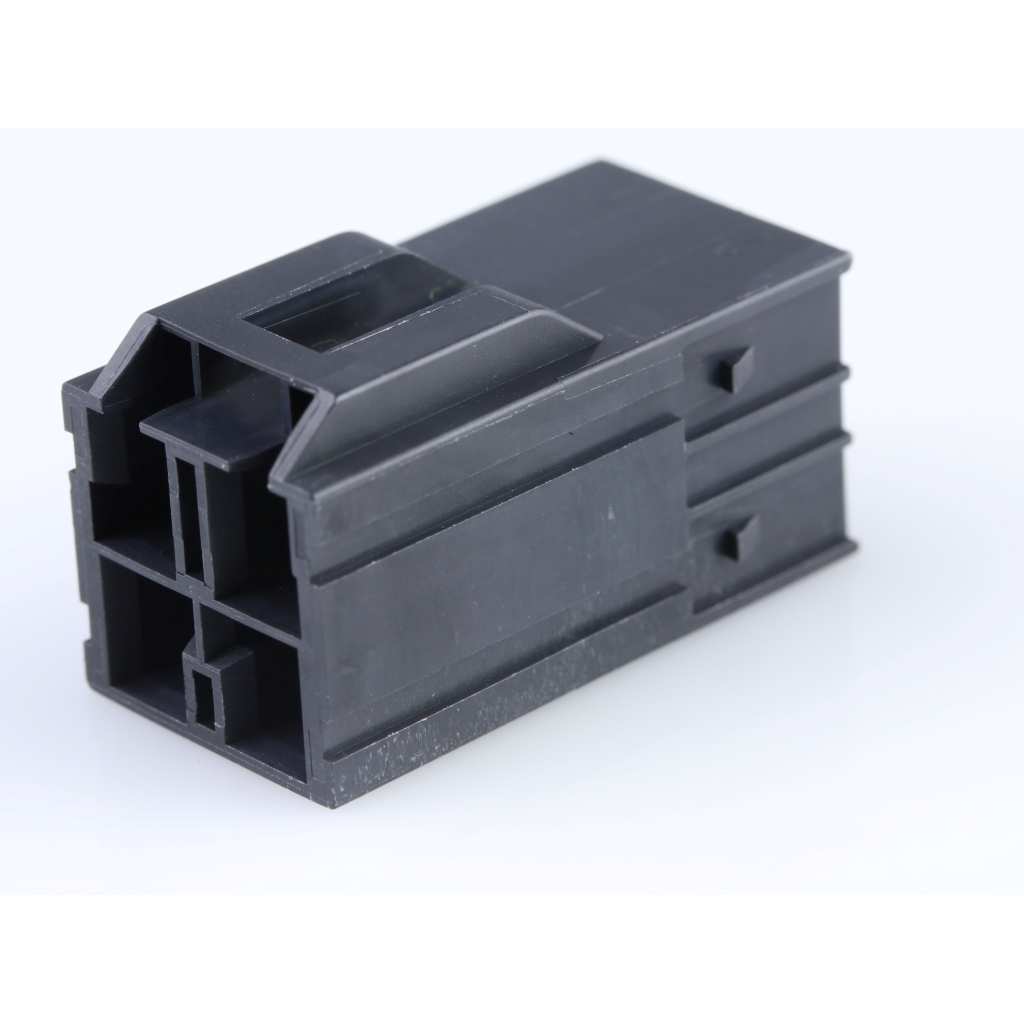 Molex-2034382406 分立接线罩连接器 Conn Housing PL 4 POS 6.5mm Crimp ST Cable Mount Black Bag