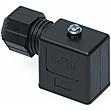 Molex-C22200N0R Valve Accessories Valve Access DIN Connector Polyamide Black