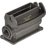 Surface Mount Housing 90° 24/B Shell Size Glass Fibre Reinforced Polyamide Self Lock