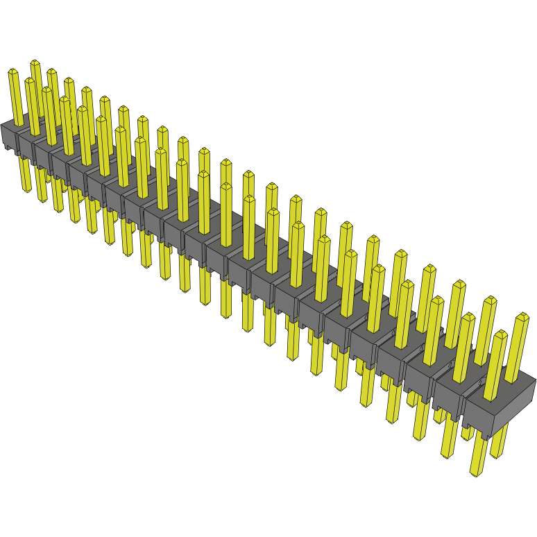 Samtec-TSW-122-08-T-D Steckverbinderleisten und Leiterplattenbuchsen Conn Unshrouded Header HDR 44 POS 2.54mm Solder ST Top Entry Thru-Hole Bulk