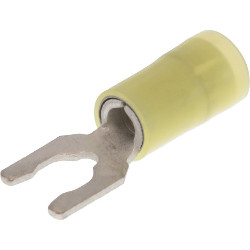 Molex-0191150048 连接器端子 Snap Spade Tongue Terminal 10-12AWG Copper Yellow 27.4mm Electro Tin Avikrimp™ Carton