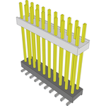 Conn Board Stacker HDR 20 POS 2.54mm Solder ST Top Entry SMD Tube