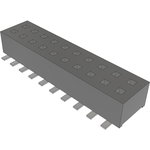 Conn Socket Strip SKT 20 POS 1.27mm Solder ST Top Entry SMD TIGER CLAW™ Tube