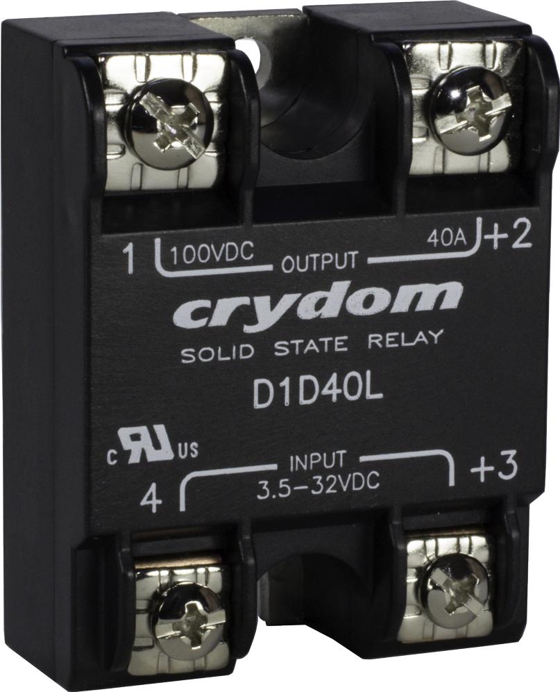 Sensata Technologies-D1D40L Relais d&rsquo;état solide Solid State Relay 10.6mA 32V DC-IN 40A 100V DC-OUT 4-Pin