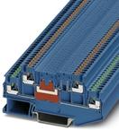 PHOENIX CONTACT-3210357 Steckverbinder, Klemmenblöcke Conn Feed-Through Terminal Block 4 POS Push-In Spring T DIN Rail 9A