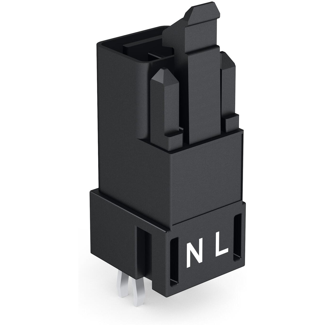 WAGO-890-812 Steckverbinder, Klemmenblöcke Plug for PCBs, straight, 2-pole, Cod. A