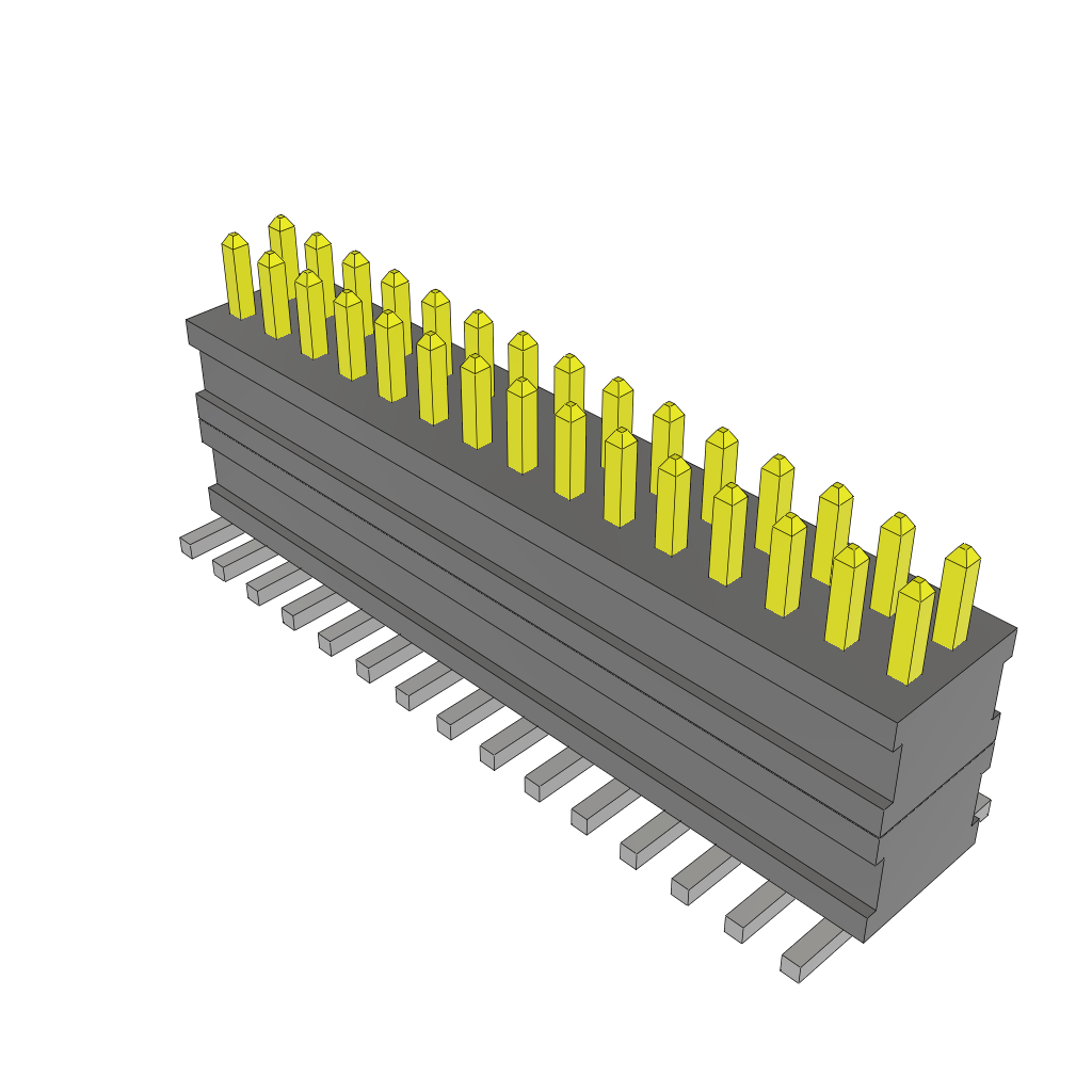 Samtec-FW-15-03-L-D-215-075-A 连接器插头及 PCB 插座 Conn Board Stacker HDR 30 POS 1.27mm Solder ST Top Entry SMD FLEX STACK™ Tube