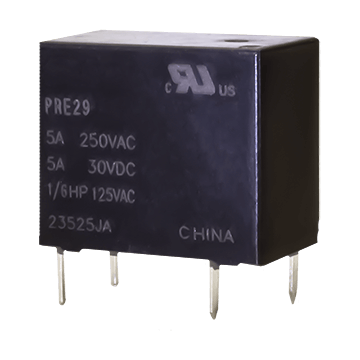 Same Sky (formerly CUI Devices)-PRE29-9V-S-450-1A-F Power Relays Power Relay 9VDC 5A SPST-NO(18.4x10.2x15.5)mm THT