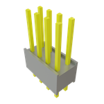 Conn Board Stacker HDR 8 POS 2.54mm Solder ST Top Entry Thru-Hole Bulk