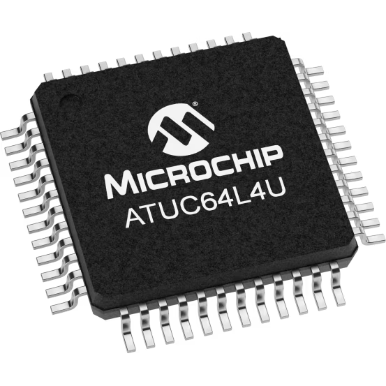 Microchip Technology-ATUC64L4U-AUT Microcontrollers - MCUs MCU 32-bit AVR RISC 64KB Flash 1.8V 48-Pin TQFP Tray