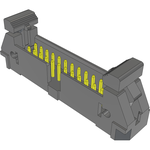 Conn Ejector Header HDR 24 POS 2.54mm Solder ST Thru-Hole Tube