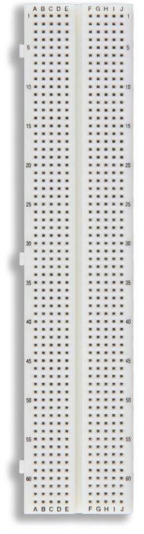 Global Specialties-GS-630 null ABS Plastic 630 Tie Point Breadboard