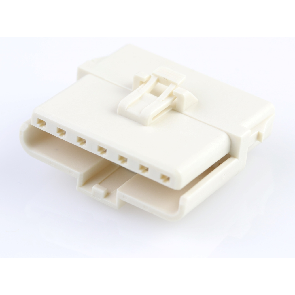 Molex-1502010017 Einzeladersteckverbinder, Gehäuse Conn Housing RCP 7 POS 3mm Crimp ST Cable Mount White Bag