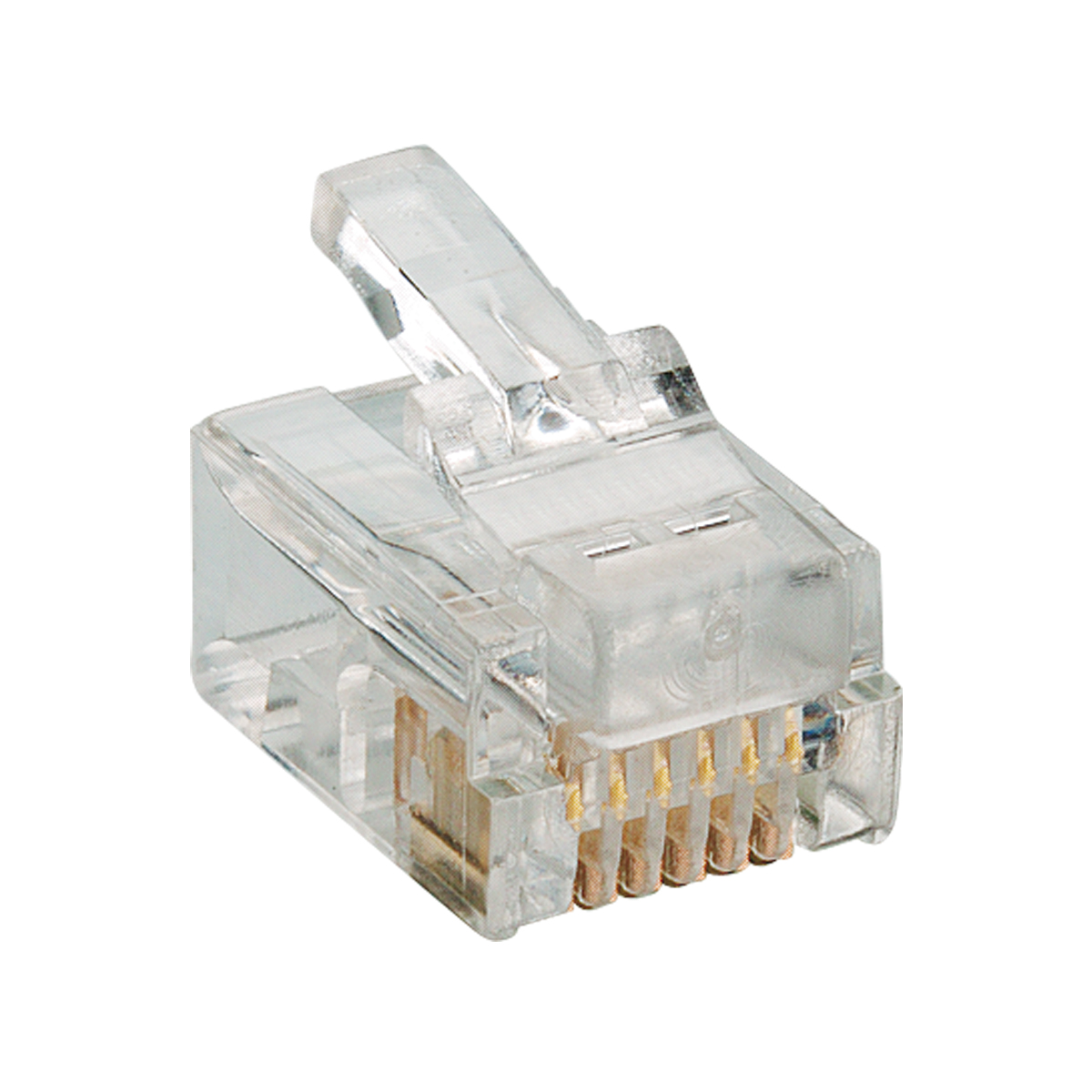 Lumberg Holding GmbH & Co. KG-P 128 Connector Telephone and Telecom Conn RJ-12 PL 6 POS Crimp ST Cable Mount 6 Terminal 1 Port Bulk