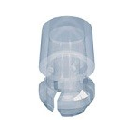 Round Optical Lens Clear Polycarbonate Snaps