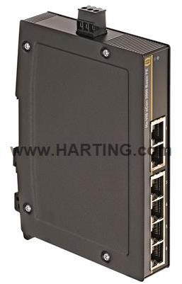 HARTING-24030060010 Ethernet-Schaltern Ethernet Switch 6-Port 100Mbps